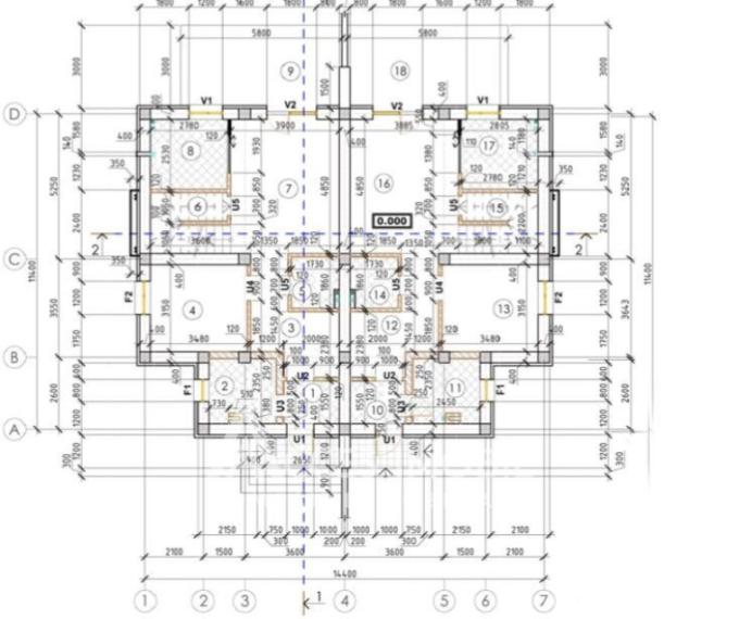 Casă în 2 nivele! str. Alba Iulia, Ghidighici, 135m2 + 4 ari. Variantă albă!: 12