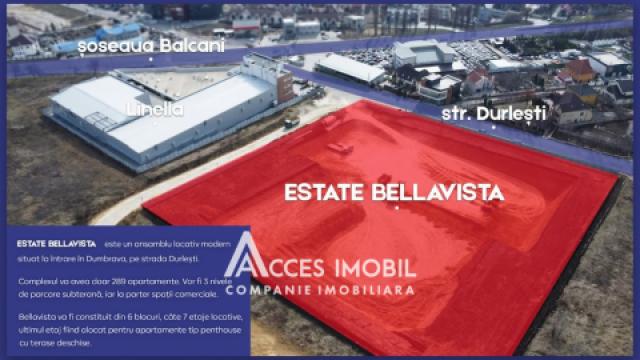 ESTATE BellaVista! str. Durlești, Dumbrava, 1 cameră + living. Varianta albă!: 6