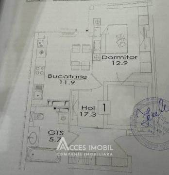 ESTATE BellaVista! Durlesti street, Dumbrava, 2 rooms + living. White version!: 7