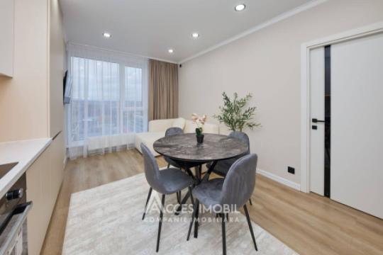 Bloc Nou! Botanica, str. Burebista, 1 cameră + living! Euroreparație!: 2