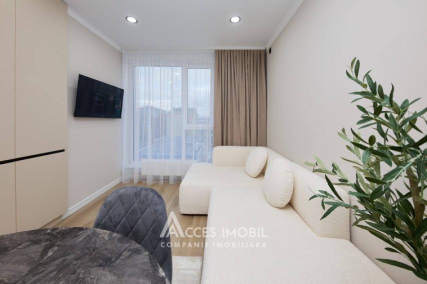 Bloc Nou! Botanica, str. Burebista, 1 cameră + living! Euroreparație!: 4