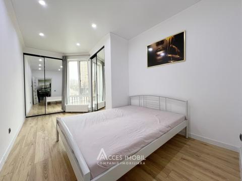 Inamstro! str. Ioana Radu, Buiucani, 2 camere + living. Euroreparație!: 2