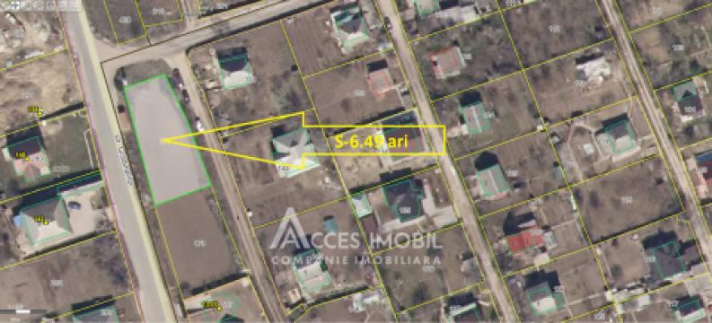 Teren pentru construcție 6.49 ari! Bîc, str. Grădinarilor!: 7