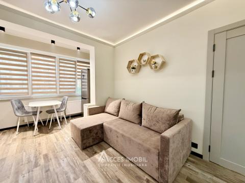 Bloc Nou! str. A. Doga, Râșcani, 1 cameră + living. Euroreparație!: 2