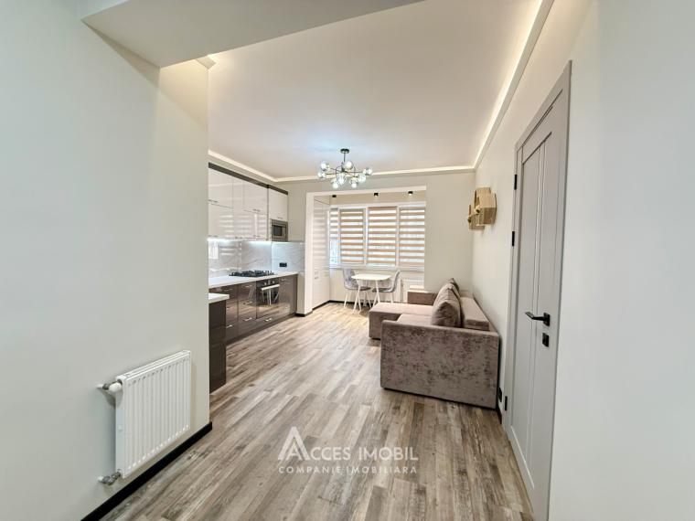 Bloc Nou! str. A. Doga, Râșcani, 1 cameră + living. Euroreparație!: 4