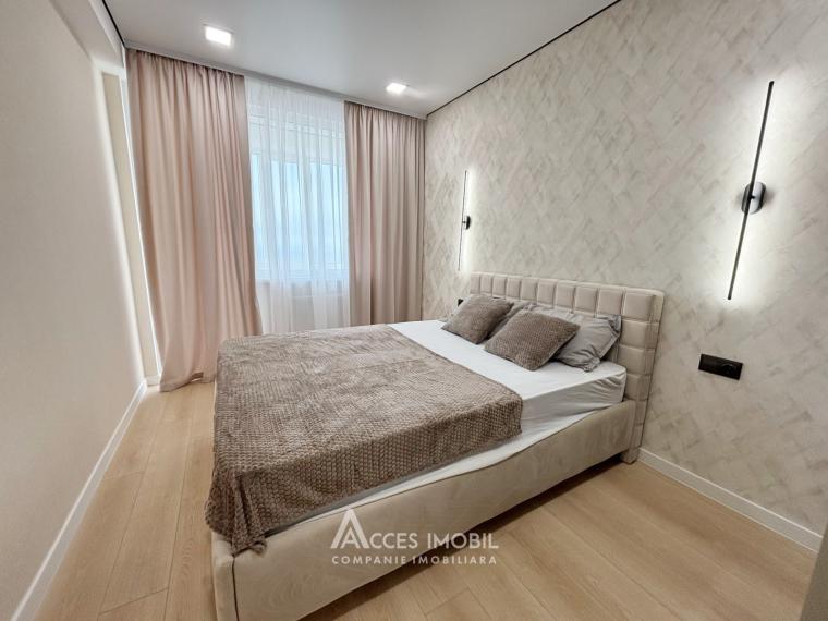 Bloc Nou! str. Cartușa, Durlești, 2 camere + living. Euroreparație!: 2