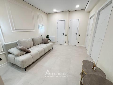 Bloc Nou! str. Cartușa, Durlești, 2 camere + living. Euroreparație!: 3