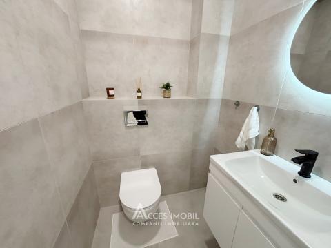 Bloc Nou! str. Cartușa, Durlești, 2 camere + living. Euroreparație!: 6