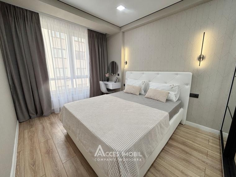 Bloc Nou! str. Cartușa, Durlești, 3 camere + living. Euroreparație!: 0