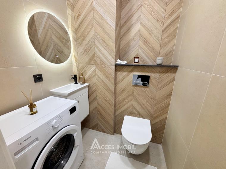 Bloc Nou! str. Cartușa, Durlești, 3 camere + living. Euroreparație!: 8