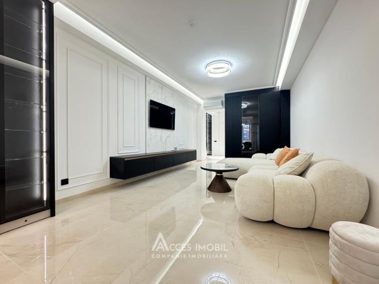 Chirie! Bloc Nou! Durlești, str. Tudor Vladimirescu, 1 cameră + living. Reparație Premium!: 3