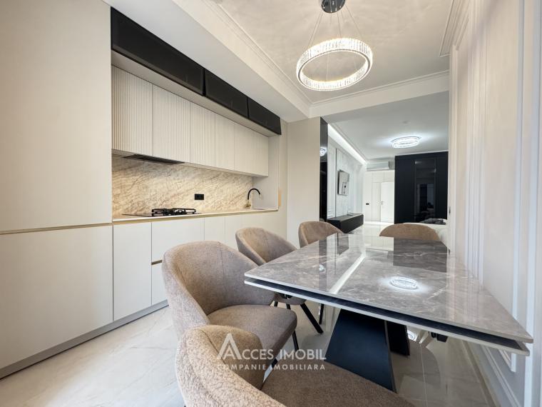 Chirie! Bloc Nou! Durlești, str. Tudor Vladimirescu, 1 cameră + living. Reparație Premium!: 5