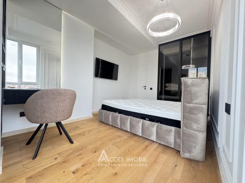 Chirie! Bloc Nou! Durlești, str. Tudor Vladimirescu, 1 cameră + living. Reparație Premium!: 9