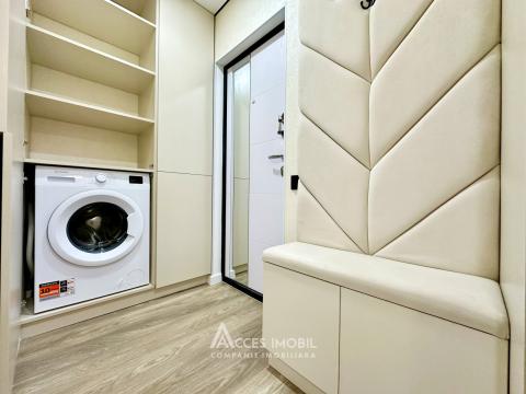 бул. Мирча чел Бэтрын, Чеканы, 1 комната + гостиная. Евроремонт! Середина Дома!: 8