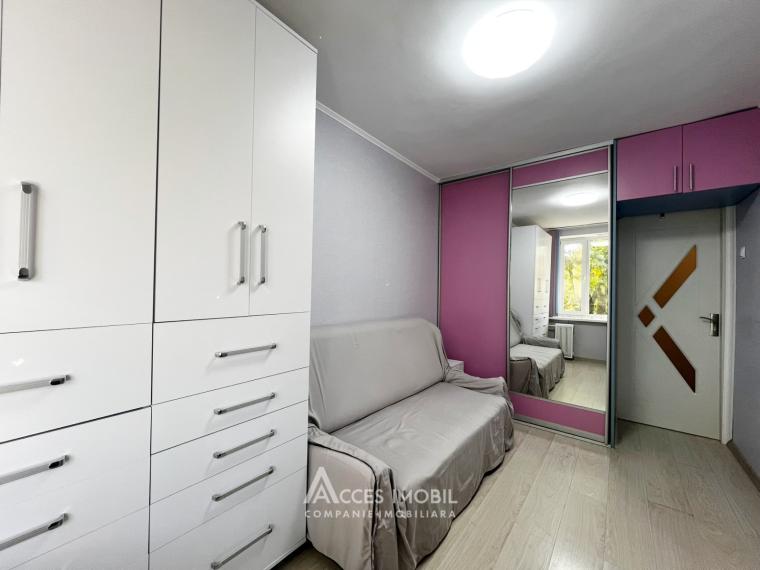 str. Alecu Russo, Râșcani, 2 camere. Euroreparație! De mijloc! + Debara!: 3