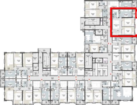 Bloc Nou! Durlești, str. Regina Elizabeta, 2 camere + living. Variantă albă!: 3