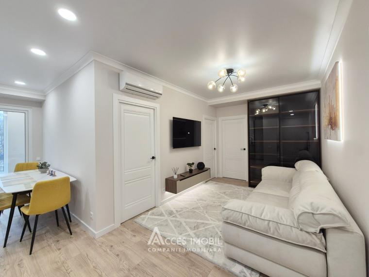 Solomon Construct! str. Jubiliară, Botanica, 3 camere + living! Euroreparație!: 2