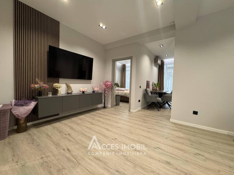 Bloc Nou! Durlești, str. Tudor Vladimirescu, 1 cameră + living. Euroreparație!: 2