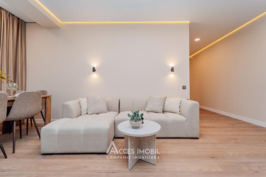 Bloc Nou! str. Cartușa, Durlești, 2 camere + living. Euroreparație!: 5