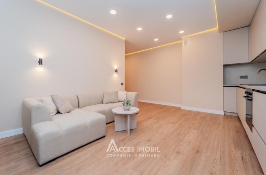 Bloc Nou! str. Cartușa, Durlești, 2 camere + living. Euroreparație!: 6