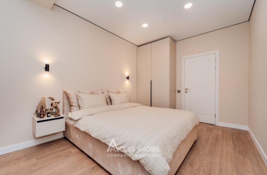 Bloc Nou! str. Cartușa, Durlești, 2 camere + living. Euroreparație!: 9