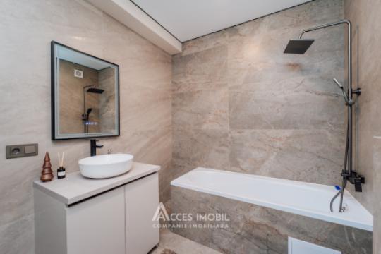 Bloc Nou! str. Cartușa, Durlești, 2 camere + living. Euroreparație!: 19