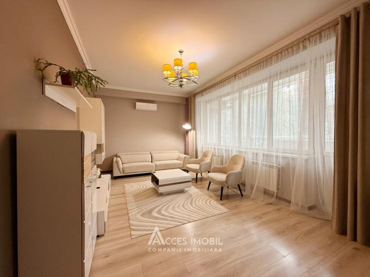 Bloc Nou! Botanica, bd. Decebal, 2 camere + living. Euroreparație!: 3