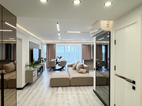 Braus! бул. Мирча чел Бэтрын, Чеканы, 2 комнаты + гостиная. Евроремонт!: 4