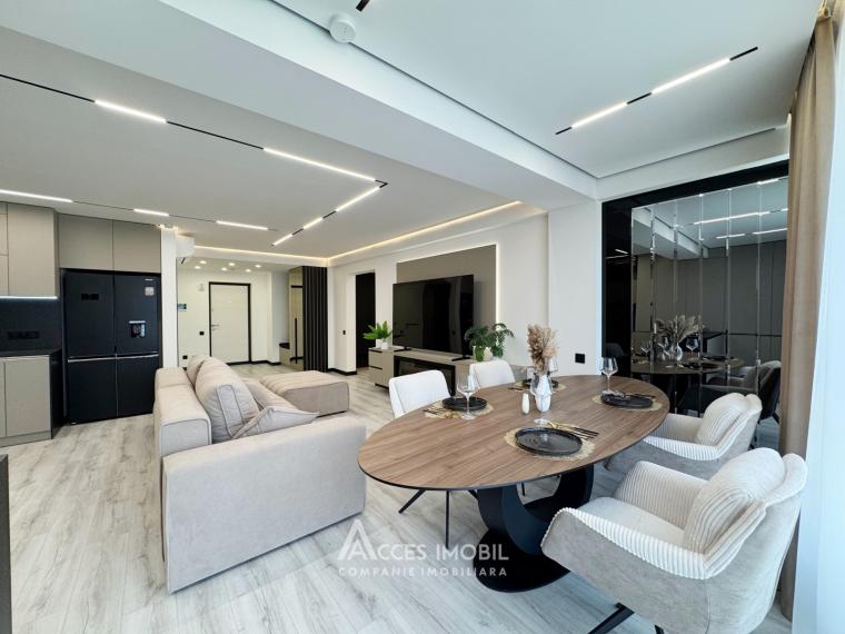 Braus! бул. Мирча чел Бэтрын, Чеканы, 2 комнаты + гостиная. Евроремонт!: 5