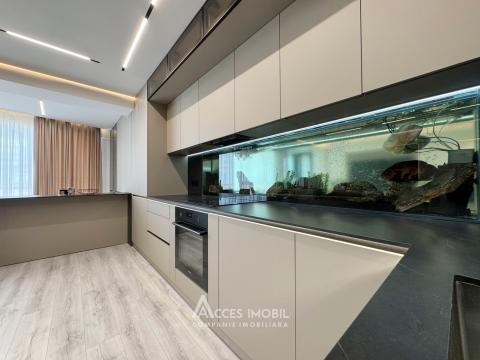 Braus! бул. Мирча чел Бэтрын, Чеканы, 2 комнаты + гостиная. Евроремонт!: 6