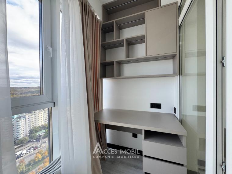 Braus! бул. Мирча чел Бэтрын, Чеканы, 2 комнаты + гостиная. Евроремонт!: 13