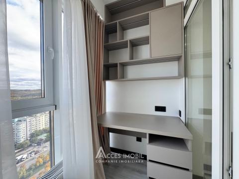 Braus! бул. Мирча чел Бэтрын, Чеканы, 2 комнаты + гостиная. Евроремонт!: 13