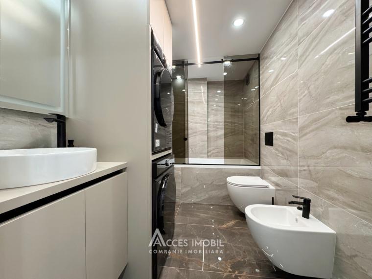 Braus! бул. Мирча чел Бэтрын, Чеканы, 2 комнаты + гостиная. Евроремонт!: 15