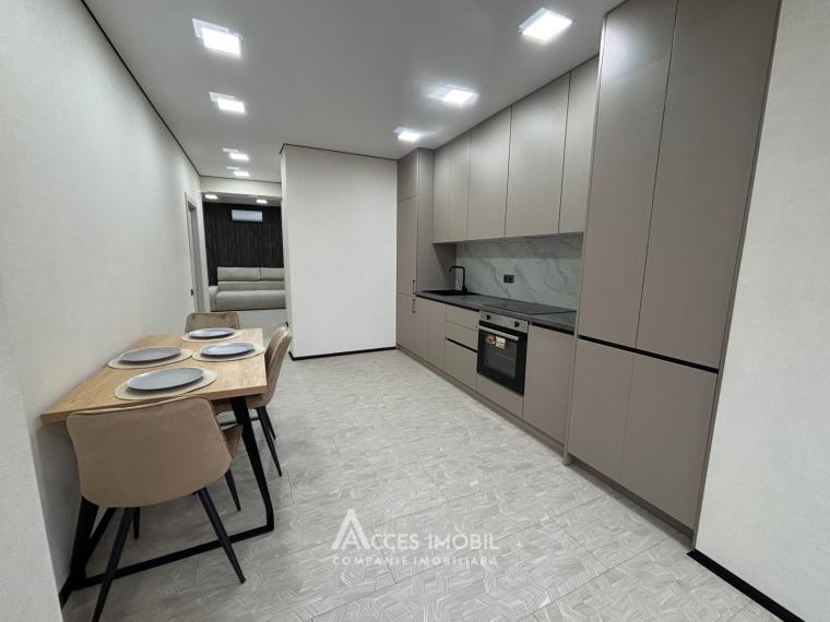 Astercon! Bloc Nou! Dumbrava, str. Durlești, 2 camere + living. Euroreparație!: 5