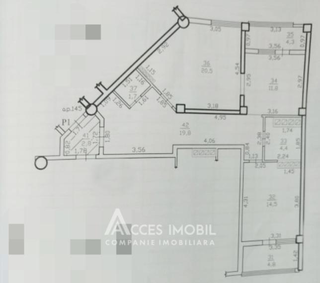 New block! Center, Melestiu street, 2 rooms + living! White Version!: 2