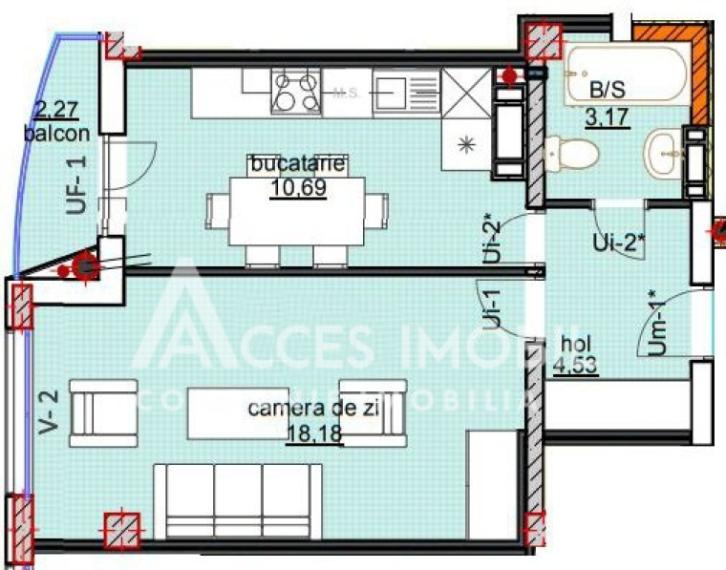 Boiar House! str. N. Dimo, Durlești, 1 cameră. Variantă albă!: 2