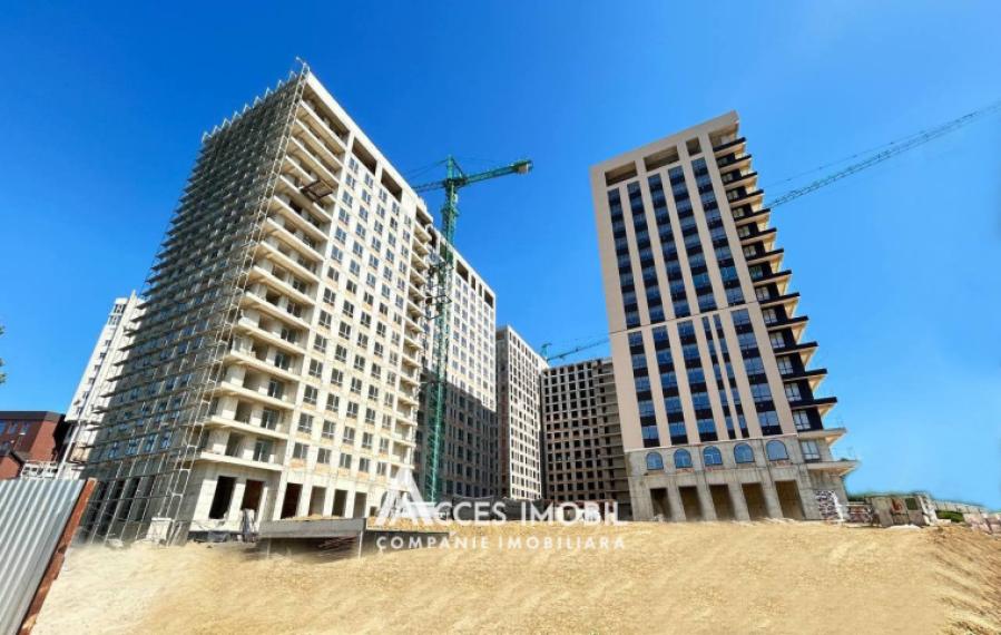 New Block!  Rsscani, Renașterii Naționale street, 2 rooms + living. White version!: 0