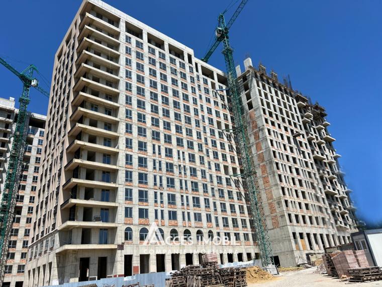 New Block!  Rsscani, Renașterii Naționale street, 2 rooms + living. White version!: 2