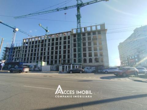 New Block!  Rsscani, Renașterii Naționale street, 2 rooms + living. White version!: 3