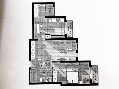 Lagmar! str. Cornești, Râșcani, 2 camere. Variantă albă!: 1