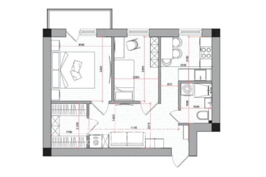 Botanica, str. Pandurilor/Titulescu, 2 camere + living. Euroreparație! De mijloc!: 17