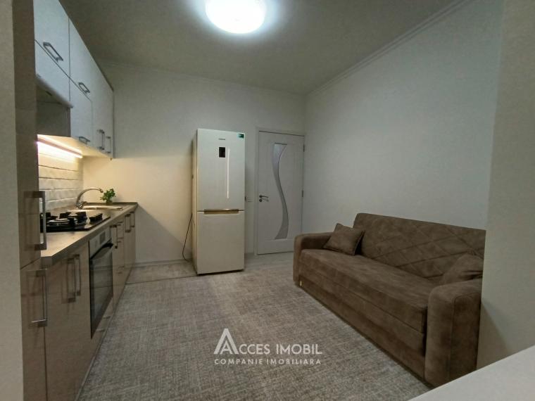 Bloc Nou! str. Cartușa, Durlești, 1 cameră + living. Euroreparație!: 2