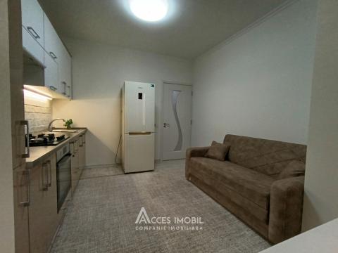 Bloc Nou! str. Cartușa, Durlești, 1 cameră + living. Euroreparație!: 2