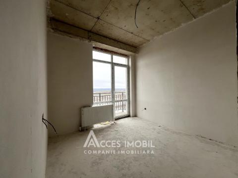 Penthouse! Bloc Nou! Durlești, str. Atelierilor, 2 camere + living! Variantă albă!: 4