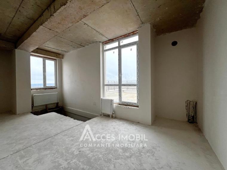 Penthouse! Bloc Nou! Durlești, str. Atelierilor, 2 camere + living! Variantă albă!: 7