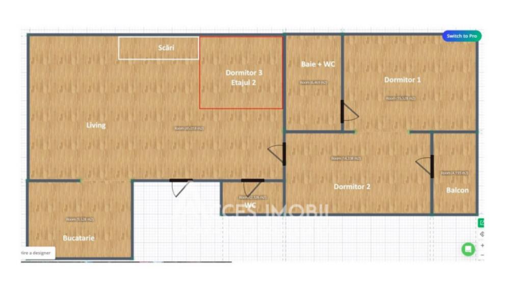 Bloc Nou! Centru, str. Al. Pușkin, 3 camere + living! Euroreparație! + Garaj!: 24