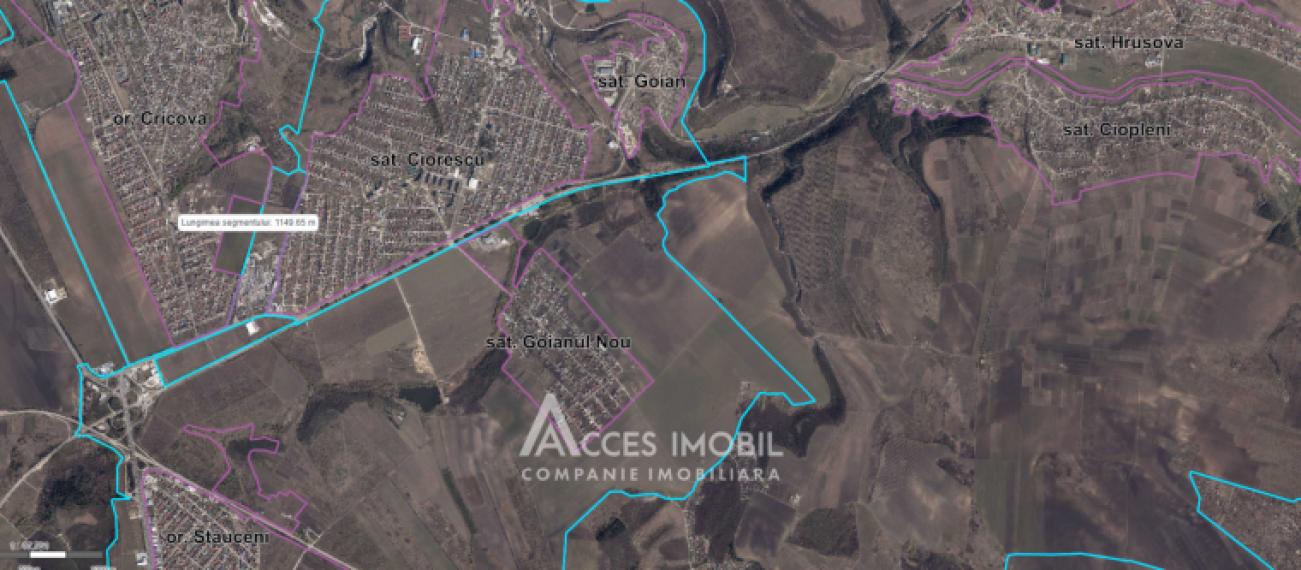 Lot de teren pentru construcții, 7,13 ari! str. Nucarilor, Ciorescu!: 5