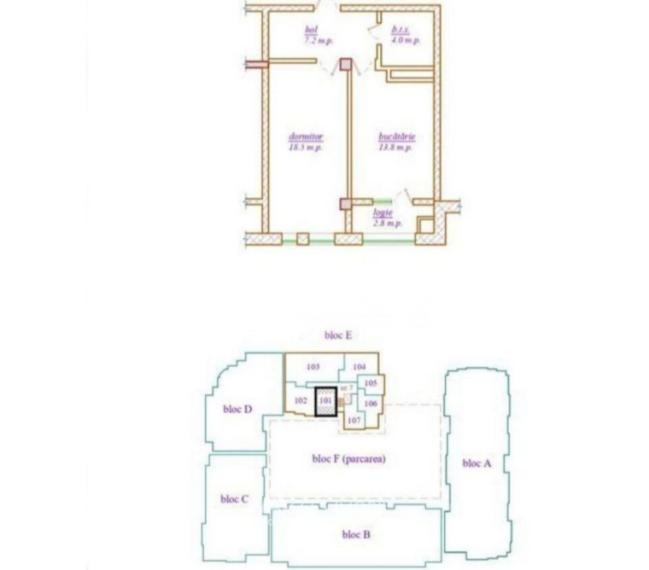 IsraGrup! Bloc Nou! Durlești, str. Cartușa, 1 cameră. Variantă albă!: 1