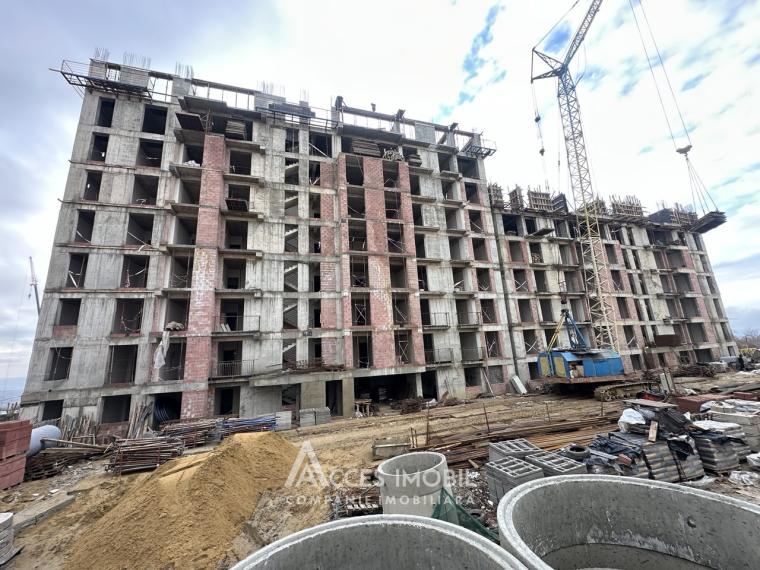 Nicons! Bloc Nou! Durlești, str. Cartușa, 2 camere + living. Variantă albă!: 0