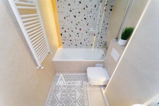 Chirie! str. Calea Ieșilor, Sculeni, 1 cameră + living. Euroreparație!: 9